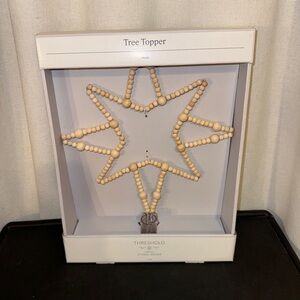 Threshold Studio McGee Christmas star NWT